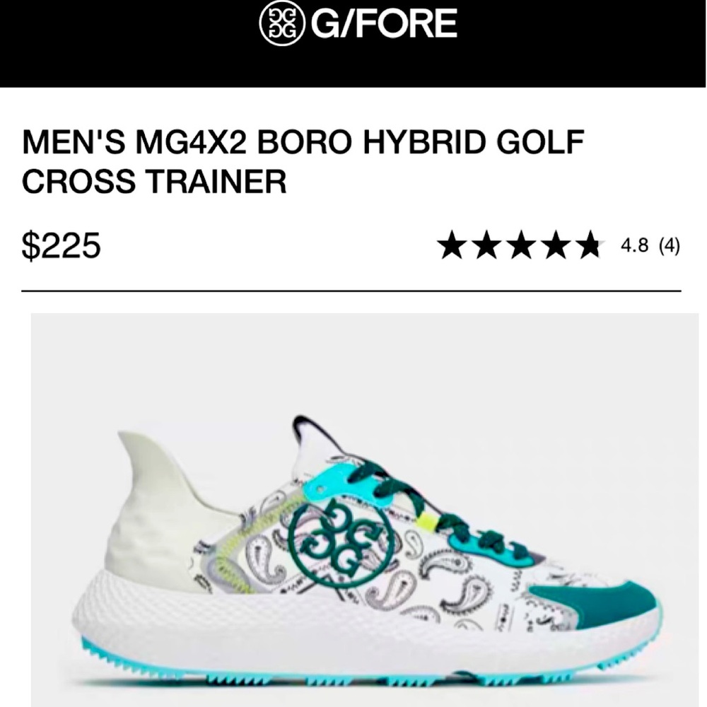 G/FORE MG4X2 BORO HYBRID GOLF CROSS TRAINER